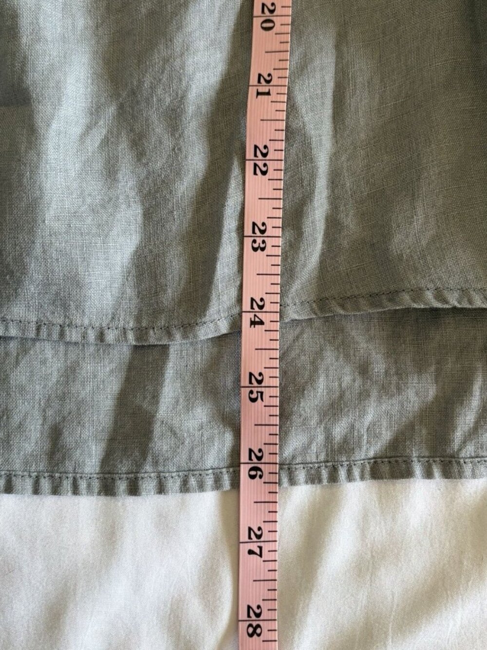 James Perse Women’s Gathered 100% Linen Sleeveless Gray Top Sz 2/ Med NWT - Picture 9 of 9